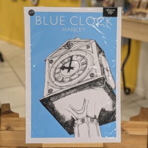 Blue Clock Hanley Print