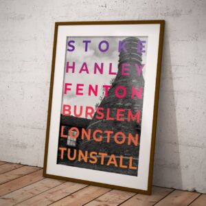 Six Towns & Bottle Kilns Print