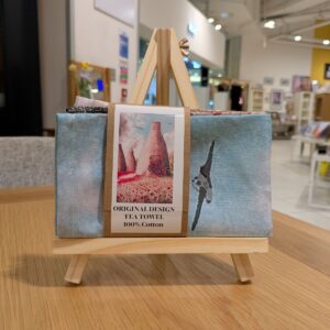 Bottle Kiln & Spitfire Landscape Tea Towel