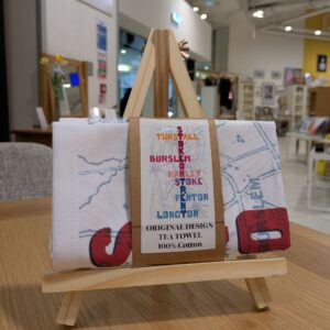 Six Towns Linear City Tea Towel