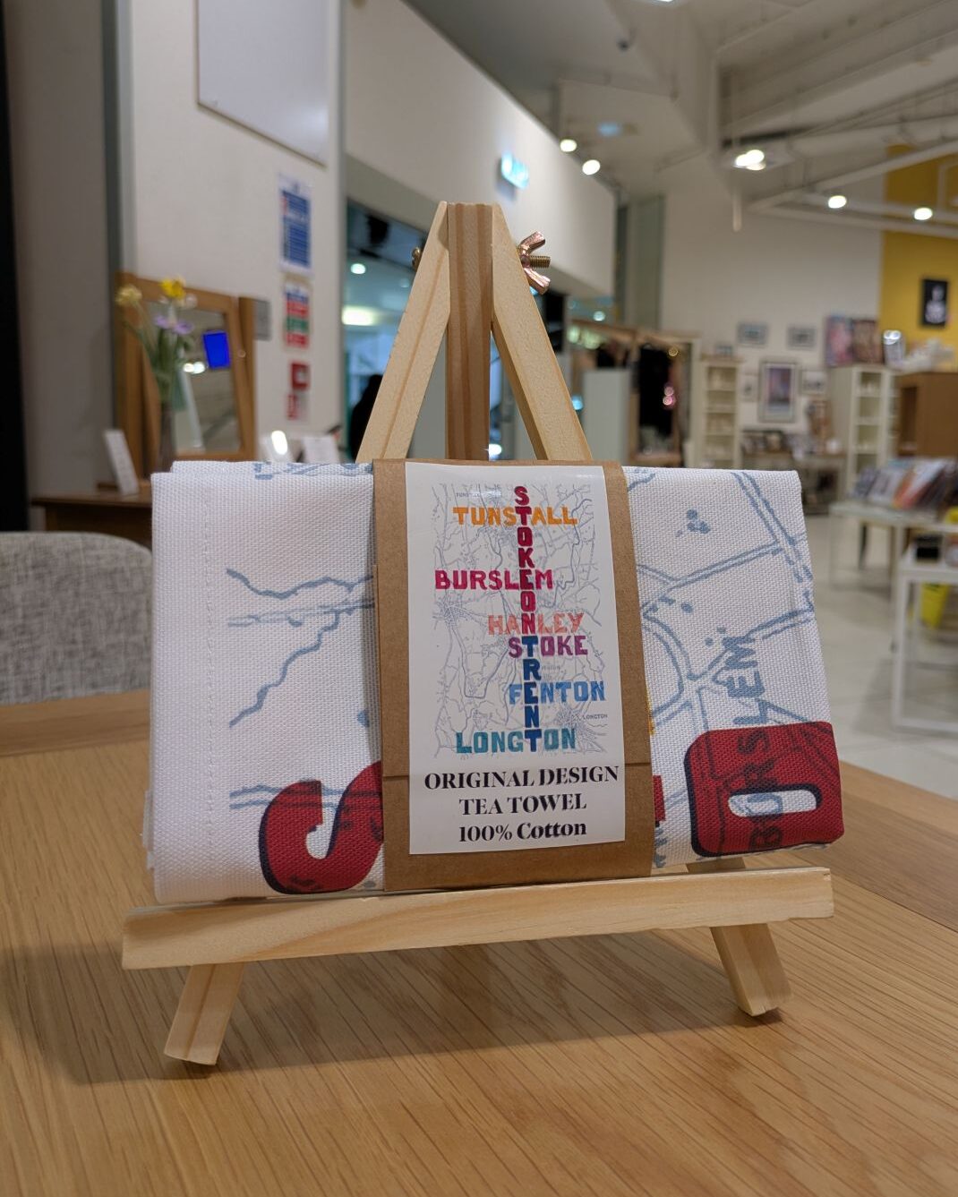 Six Towns Linear City Tea Towel