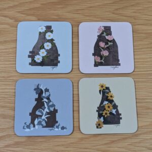 Bottle Kiln Floral Coaster