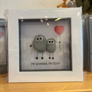 My Grandad My Rock Framed Pebble Art